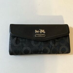 COACH MADISON LEATHER TRIFOLD WALLET